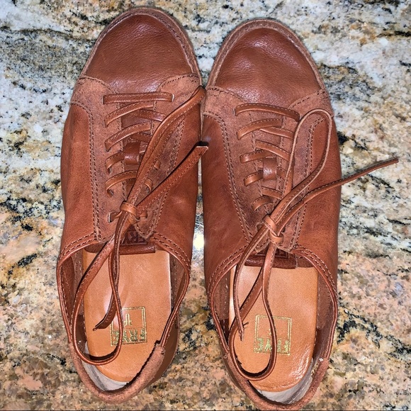 frye women's leather tennis shoes